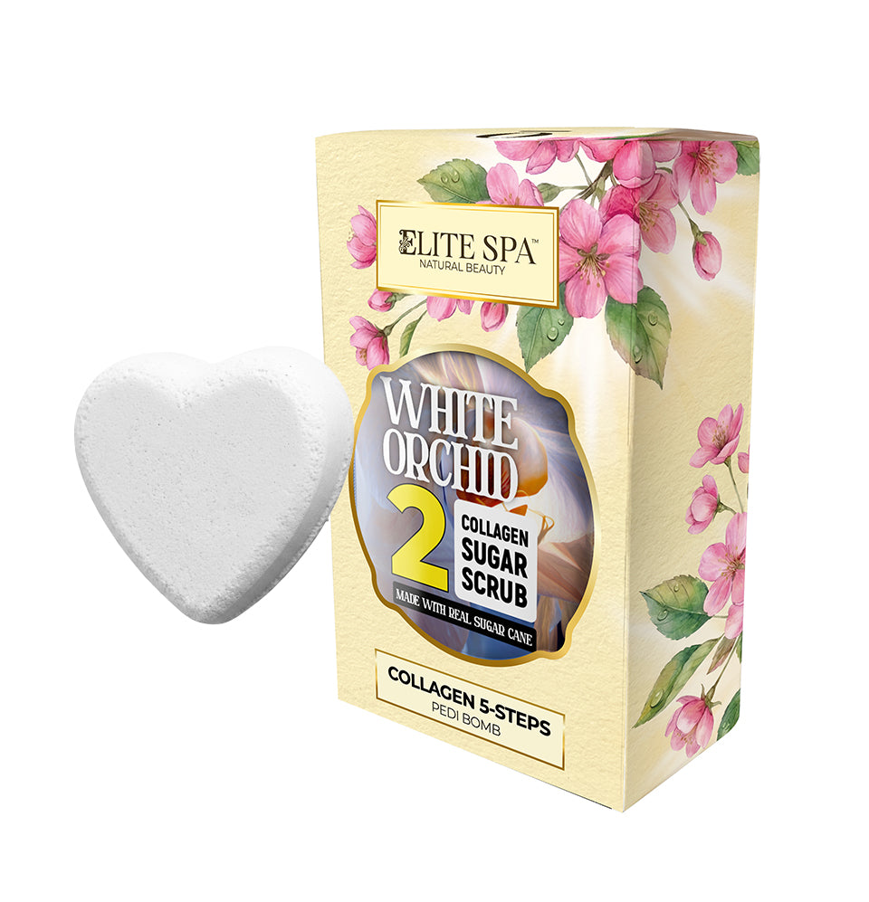 Collagen - 5 Steps - Pedi Bomb - White Orchid