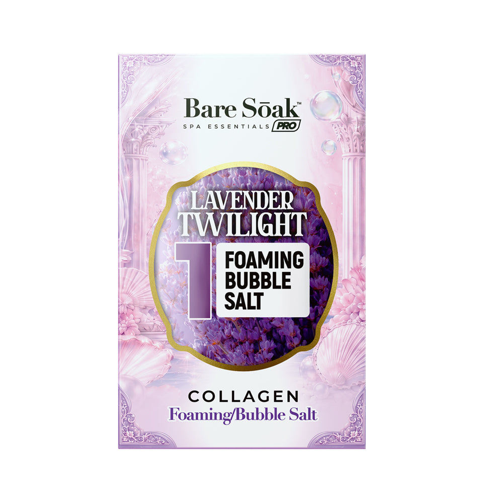 Collagen Foaming/Bubble Salt • 3 Steps Kit - Lavender Scent