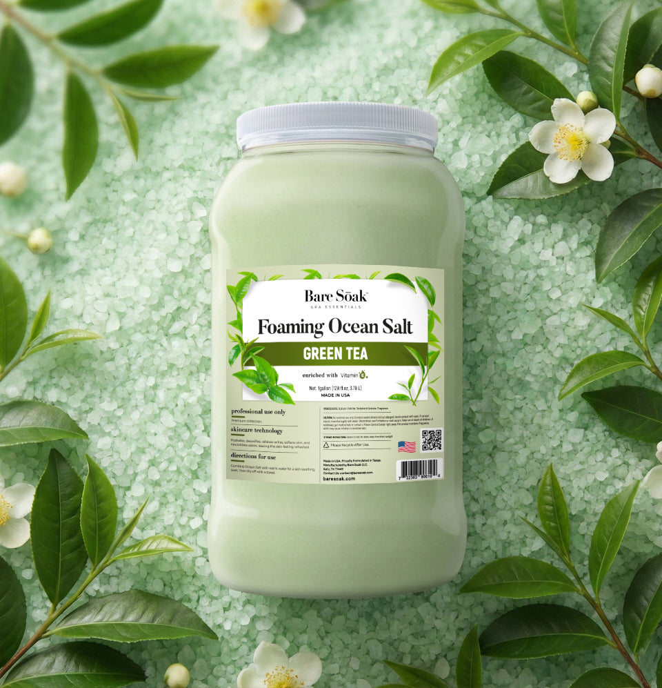 Gallon Foaming Ocean Salt - Green Tea
