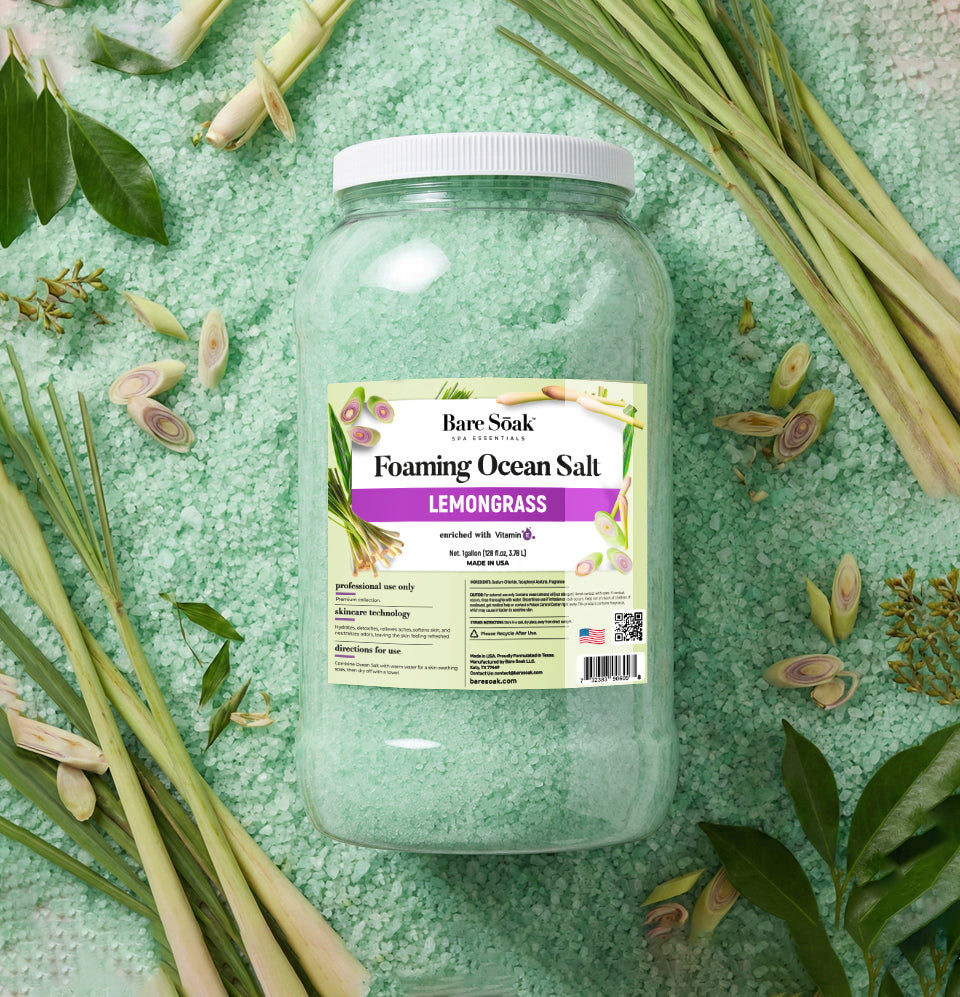 Gallon Foaming Ocean Salt - Lemongrass