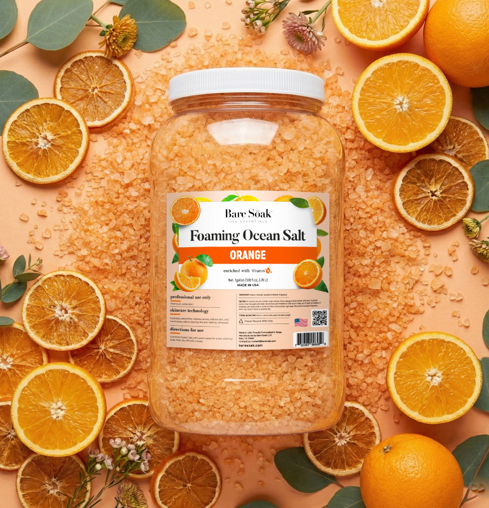 Gallon Foaming Ocean Salt - Orange Tangerine
