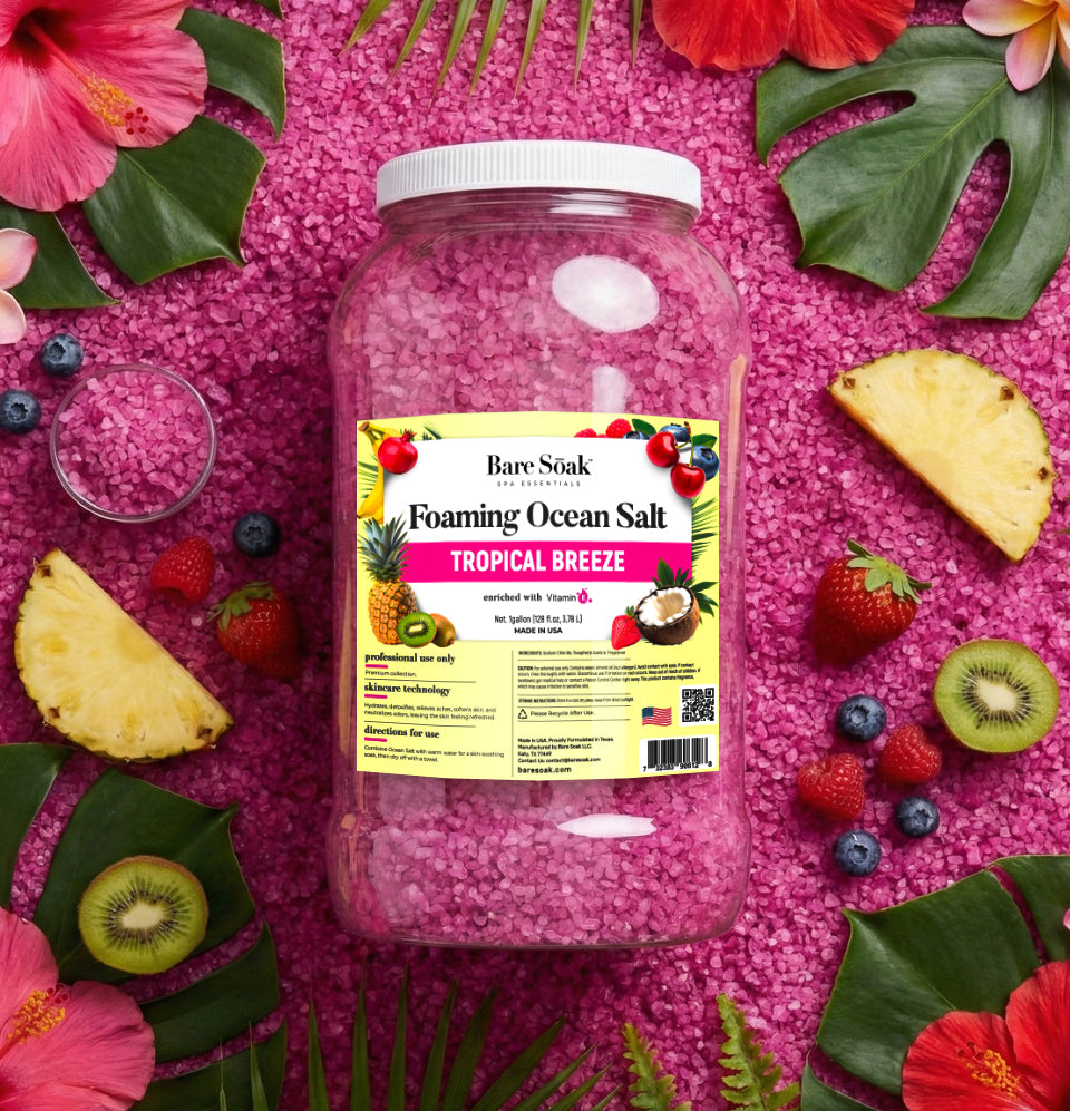 Gallon Foaming Ocean Salt - Tropical Breeze