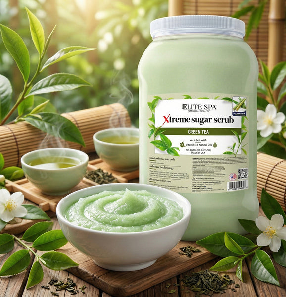 Gallon Xtreme Sugar Scrub - Green Tea – Bare Soak