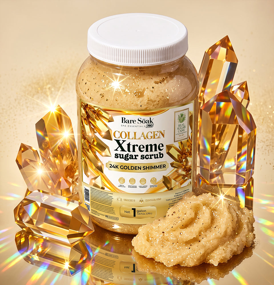 24K Golden Shimmer • Xtreme Sugar Scrub