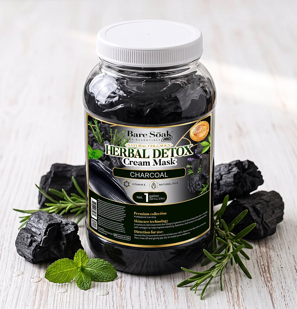 Charcoal Herbal Detox • Collagen Cream Mask