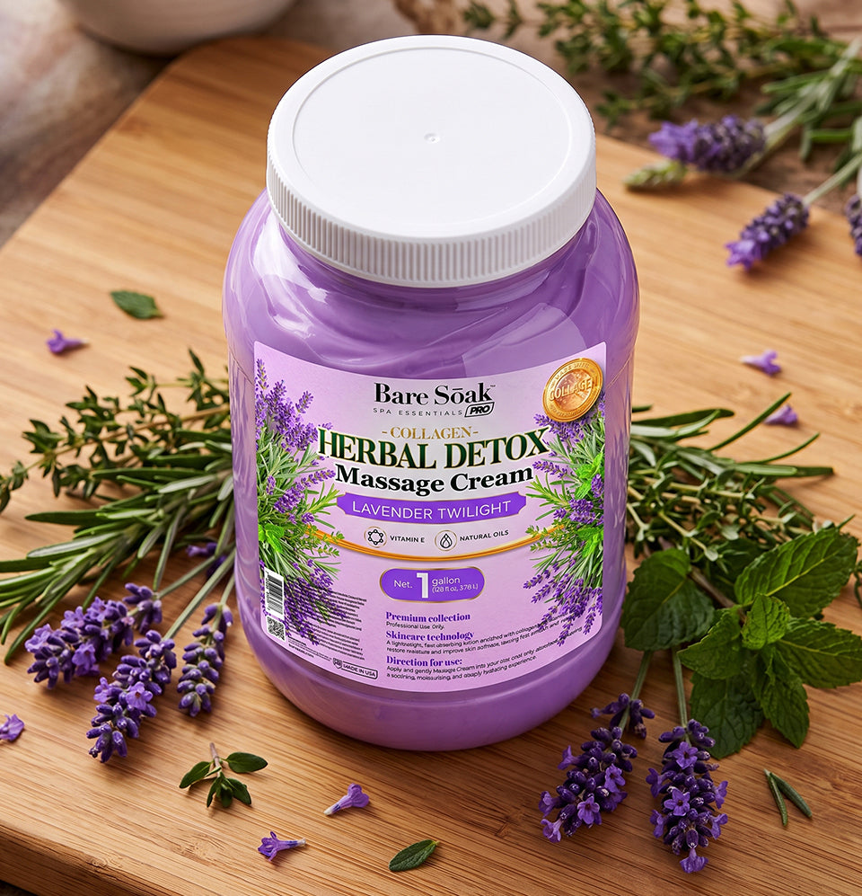 Lavender Herbal Detox • Collagen Massage Cream