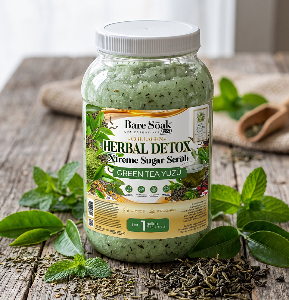 Green Tea Yuzu Herbal Detox • Xtreme Sugar Scrub