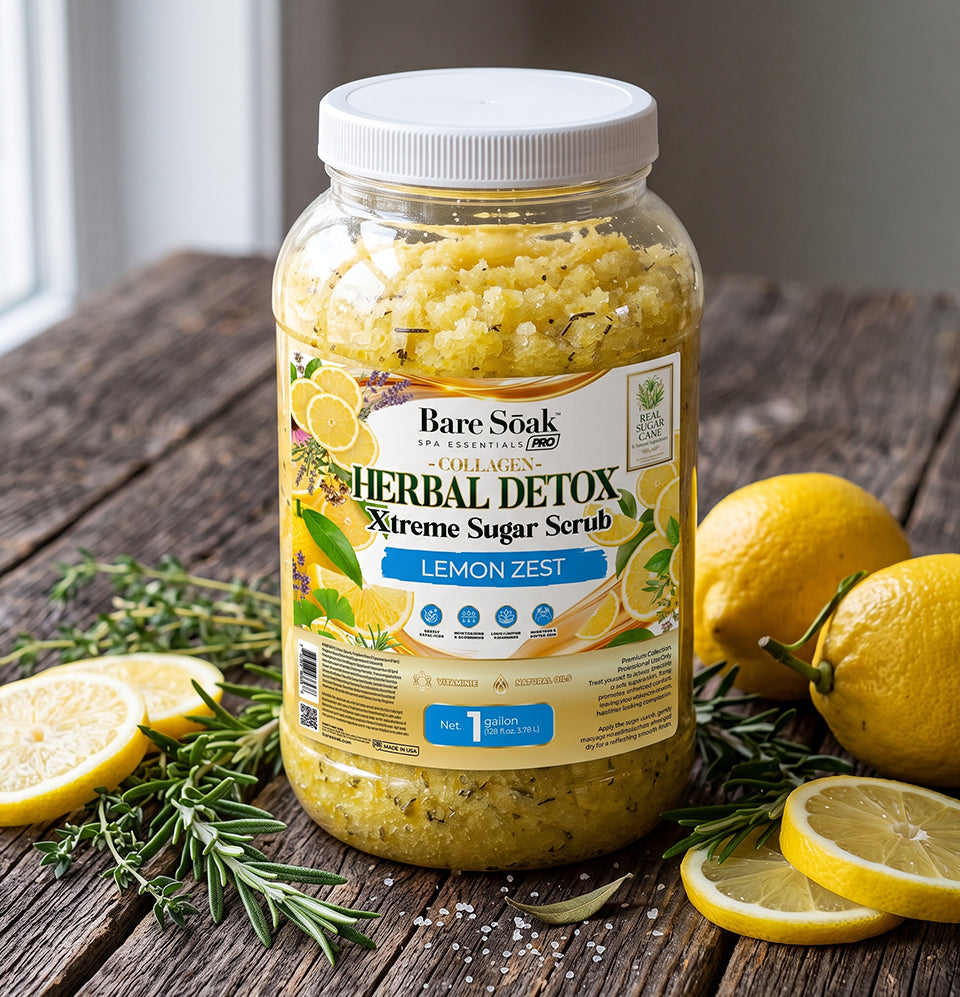 Lemon Zest Herbal Detox • Xtreme Sugar Scrub