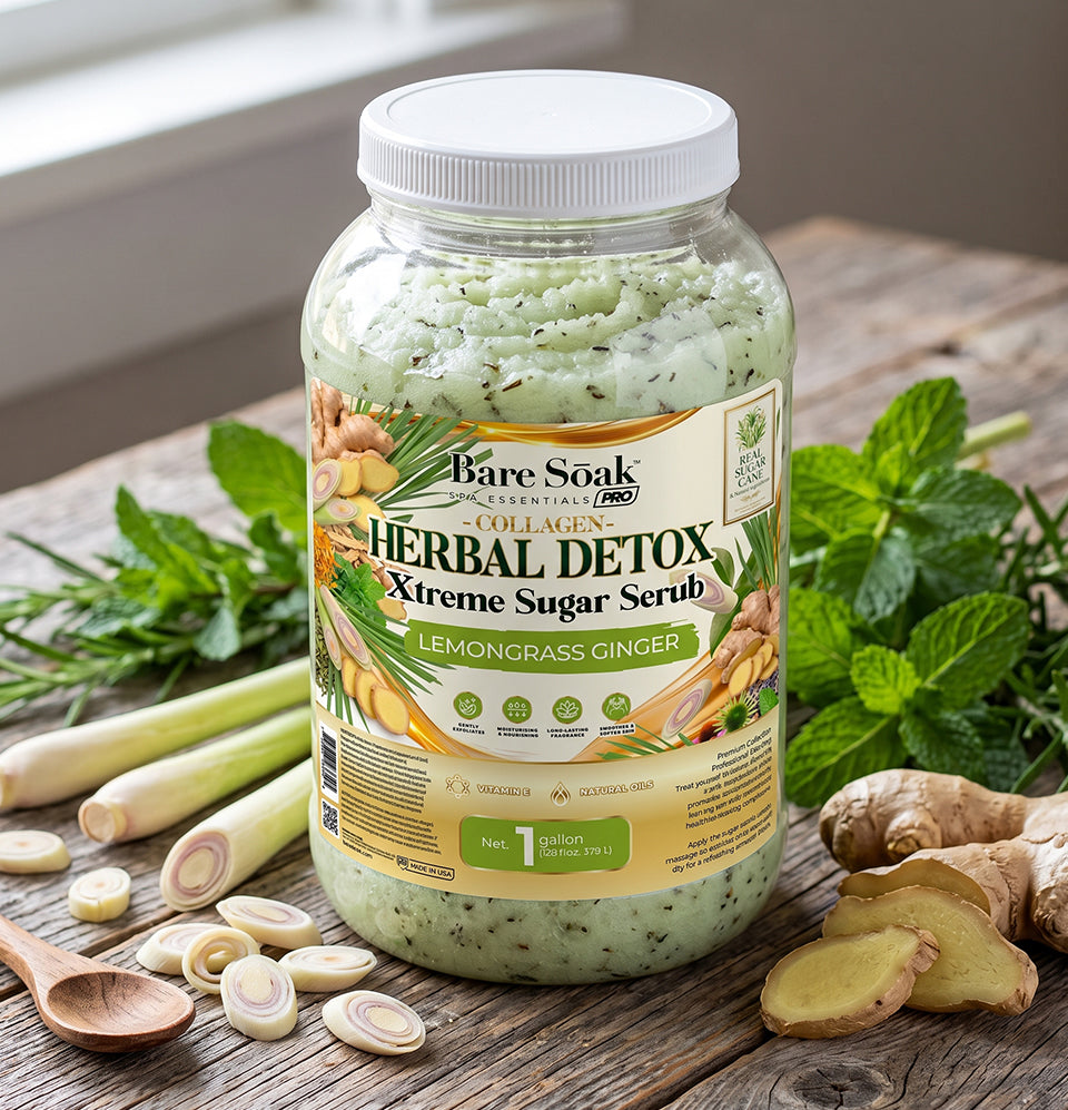Lemongrass Herbal Detox • Xtreme Sugar Scrub