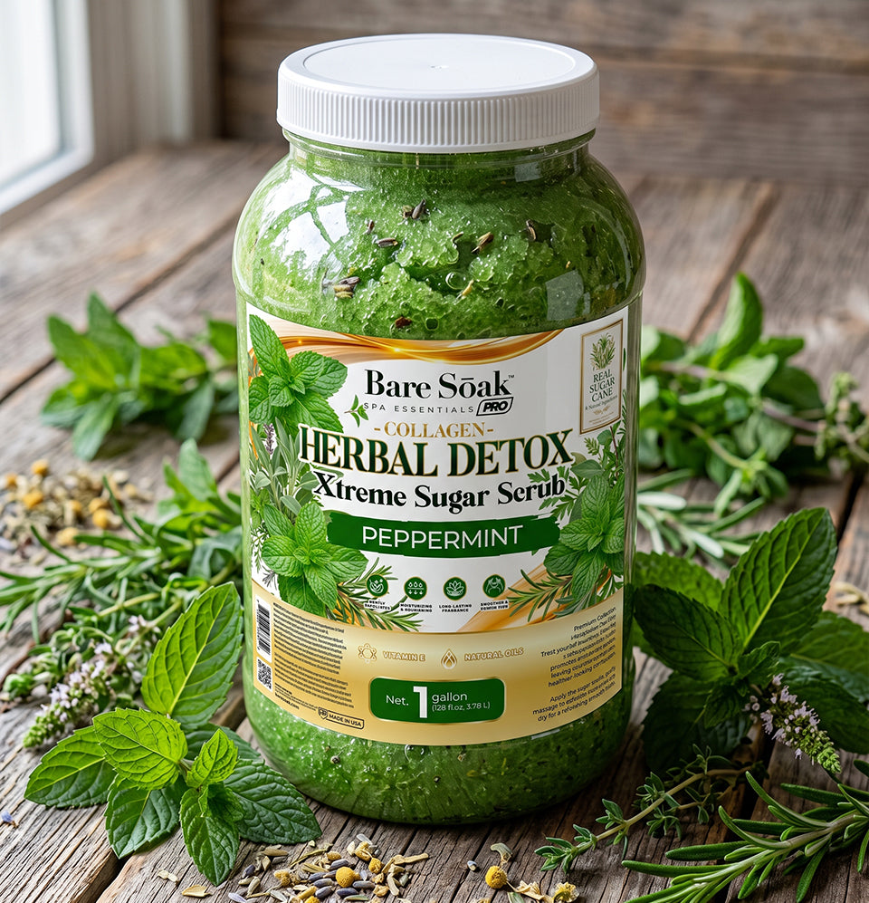 Peppermint Herbal Detox • Xtreme Sugar Scrub