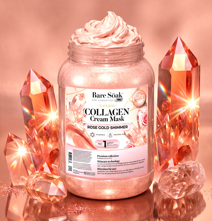 Rose Gold Shimmer • Cream Mask